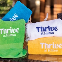 King Size Dobby Hem Terry Beach Towels