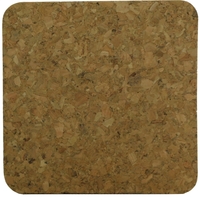 Square cork coaster for wine glasses or bottles.... from ASI 55450 Franmara Inc