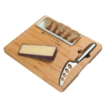 Premium Bamboo Cheese Server Set