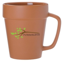 14 oz. ceramic mug in the style of a flower pot... from ASI 34330 ZZ MERGED -...