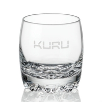 Stylishly crafted On-the-Rocks glass with a thick sham and beveled base......