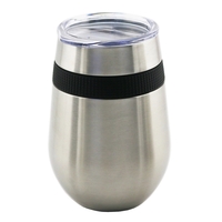Apollo™ Stemless Glass Triple-Wall Stainless Steel with Lid