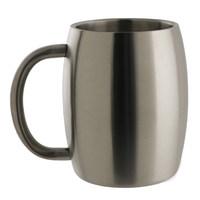 14 oz. double wall brushed stainless steel beer mug.... from ASI 55450...