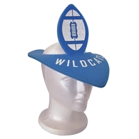 The 8.5" football visor is available in many colors.... from ASI 42155...