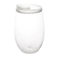 Stemless Lidded Wine Tumbler, 16 oz. Tritan® Plastic