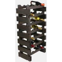 7 layer wine rack made of renewable plantation pine wood, natural.... from...