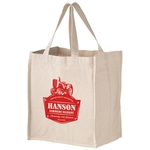 Cotton Canvas Grocery Bag - 14oz