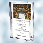 Acrylic Waved Edge Rectangle Photo Plaque