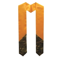 Camo Two Tone Gold / Camo Graduation Sash