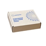 9 1/8" X 8 3/4" X 2 5/8" - B-Flute Outside Tuck Box