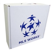 10 1/2" x 10 1/2" x 3 1/2" B-flute corrugate outside... from ASI 44830 The Chest