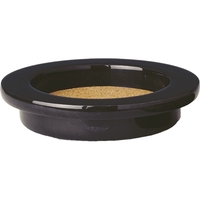 Black marble wine bottle coaster with flanged rim.... from ASI 55450 Franmara...