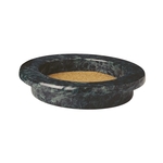 Grande Wine Bottle Coaster, Green Marble