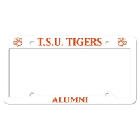 Automotive license plate frame with 4 holes, large top panel and... from ASI...