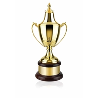 Gold Plated with Hand Chased Regal Crown On Body