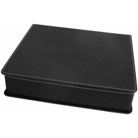 5 Piece Wine Tool Set Black Leather