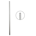 Rolled Edge Stainless Steel Drinking Straw - Straight