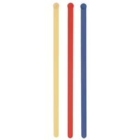 Package of 20 6 7/16" beverage stirrers. Blank.... from ASI 55450 Franmara Inc