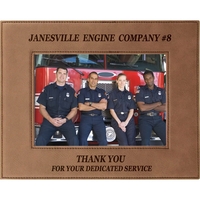 Dark Brown Leatherette Frame