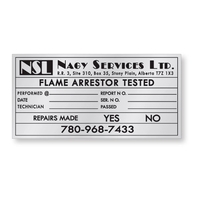 Custom shape .002 typeable aluminum foil decal with high performance...