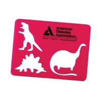 Mini Poly Stencil - Dinosaurs