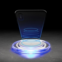 3 15/16" x 7/16" ultra-slim UFO shaped crystal wireless charging pad... from...