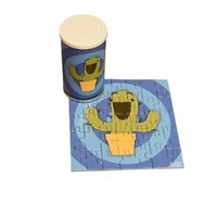 6.75" square 35-piece jigsaw puzzle in a 12 oz. can with... from ASI 44830...