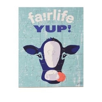 8" x 11" 15-piece jigsaw puzzle with custom 4CP imprint, assembled... from...