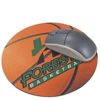 8" Diameter 1/8" thick Round Four-Color Process Sublimation Mousepad, Natural...