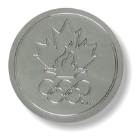 Custom Debossed Silver Decals - Non-Imprinted