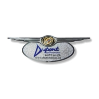 Custom Debossed Silver Decals Printed Spot Colors