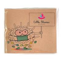 4.25" x 3.5" 12-page kids coloring book on healthy habits with... from ASI...