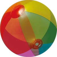 Inflatable Translucent Rainbow Beach Ball