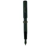 Crescent Stealth Deluxe Carbon Fiber Fountain Pen
