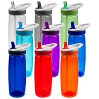 Single wall spill proof 25oz bottle with matching co-molded band with... from...