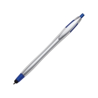 Plastic click action ballpoint pen with stylus... from ASI 84592 St Regis Group