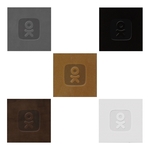 2"x2" Leather Square Patch