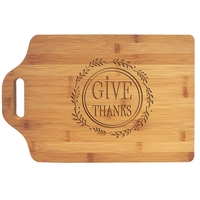 Cutting board measuring 10.25" x 15" and made of bamboo with... from ASI...
