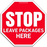 OCTAGON/STOP SIGN WINDOW SIGN