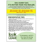 Look Before You Leave/Car Safety/Hang Tag & Form