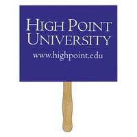 8" x 12" Rectangle hand sign on 12" stick, heavy 22... from ASI 67620 Lion...