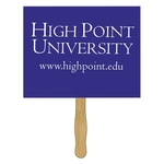 Rectangle Rally Hand Sign w/ 12" Wooden Stick