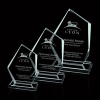 Jade glass award with unique design.... from ASI 84592 St Regis Group / St Regis