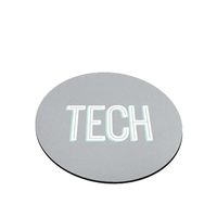 9" Diameter. 1/4" thick. Available in Black, Red, Royal, Navy,... from ASI...