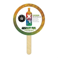 Round Mini Hand Fan Full Color