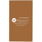 Metallic Color Cardstock Cover Monthly Pocket Planner
