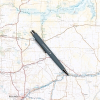A professional executive ballpoint pen featuring a comfortable oval barrel...