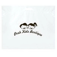 Die Cut Fold-Over Reinforced Plastic Bag - Flexo Ink