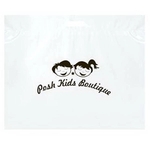 Die Cut Fold-Over Reinforced Plastic Bag - Flexo Ink