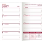 Executive Vinyl Weekly Planner Without Map